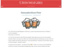 Tablet Screenshot of fcbclub.garbeck.de